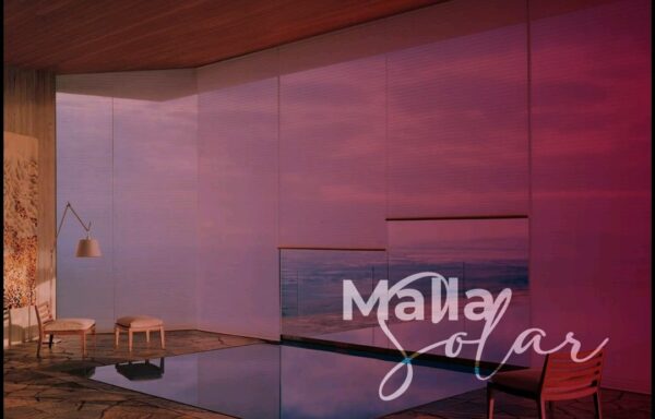 Persianas malla solar